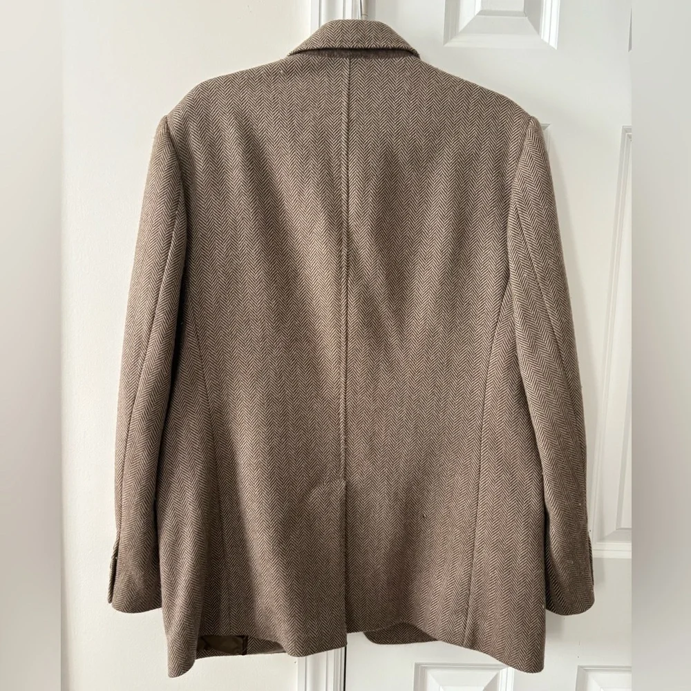 J. Crew Men’s Herringbone Wool Blazer